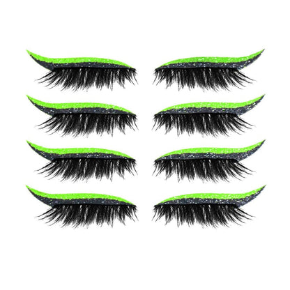 🔥Hot Sale-49% OFF Now🔥Reusable 2-in-1 Sequin Self-Adhesive Eyeliner and Eyelash Stickers