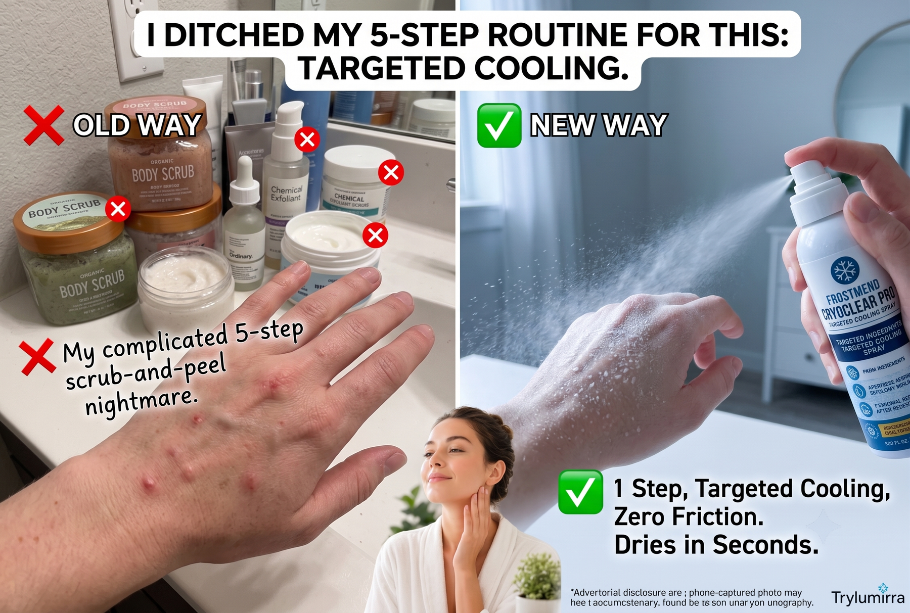CryoClear Pro advertorial lifestyle scene