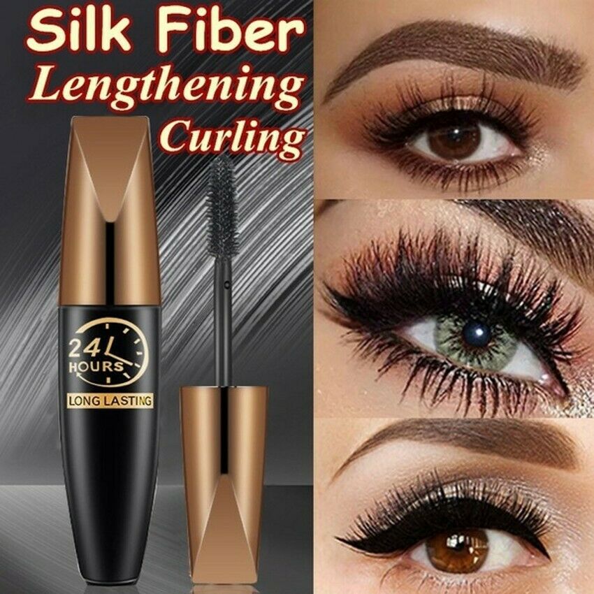 🔥2026 Hot Sale 49% OFF🎯4D Waterproof Silk Fibre Thick Lengthening Mascara