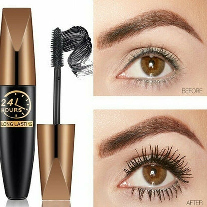 🔥2026 Hot Sale 49% OFF🎯4D Waterproof Silk Fibre Thick Lengthening Mascara