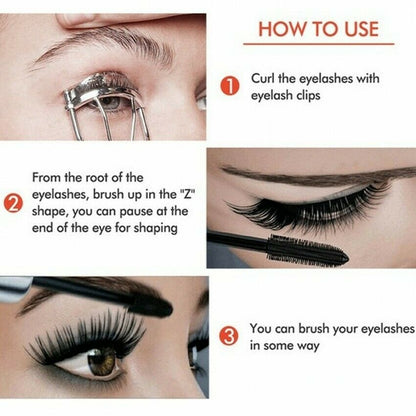 🔥2026 Hot Sale 49% OFF🎯4D Waterproof Silk Fibre Thick Lengthening Mascara