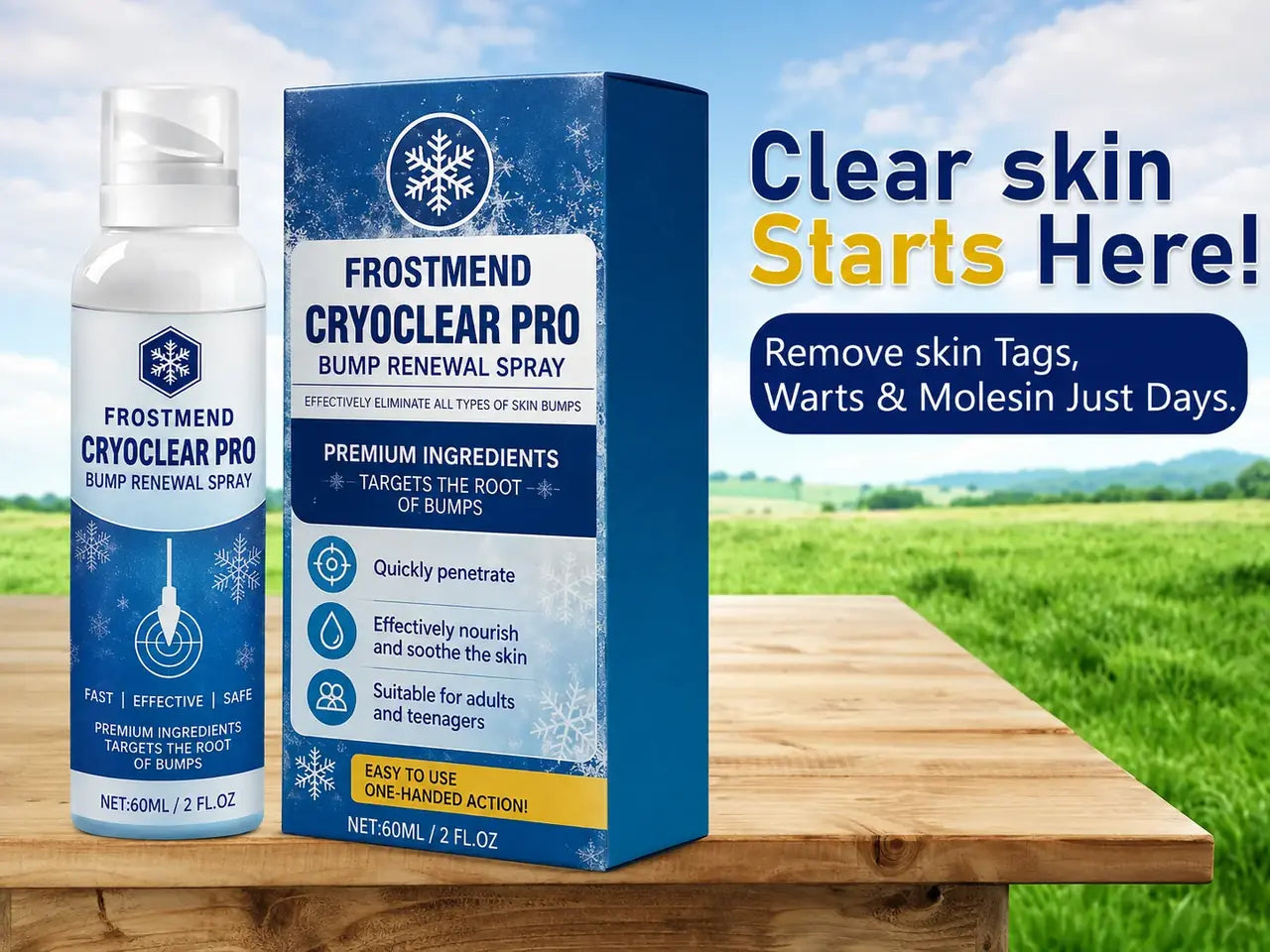 FrostMend CryoClear Pro Bump Renewal Spray product image